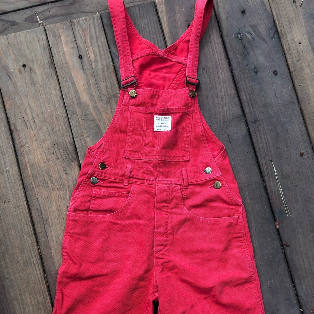 Guess overall shorts